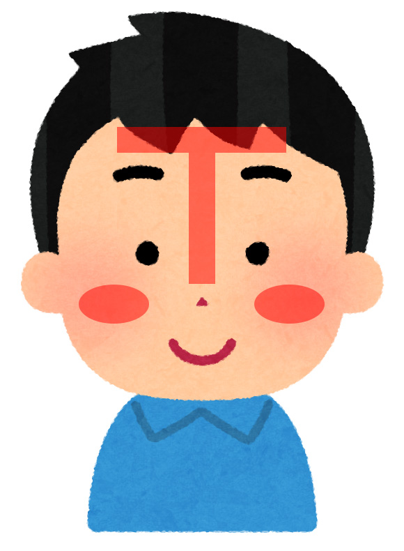 Tゾーンと頬はテカリやすい