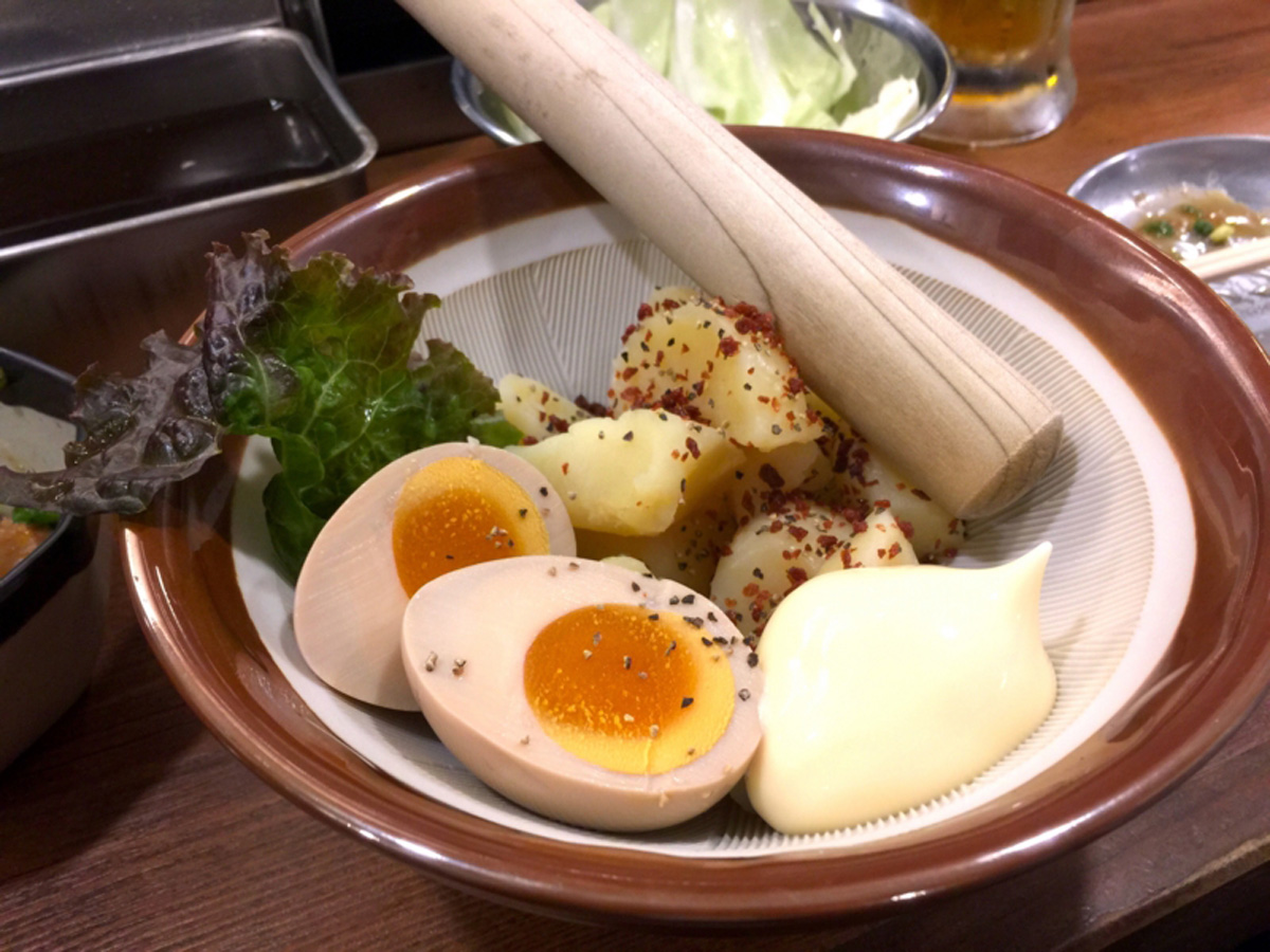 串カツ田中の斬新なポテサラ