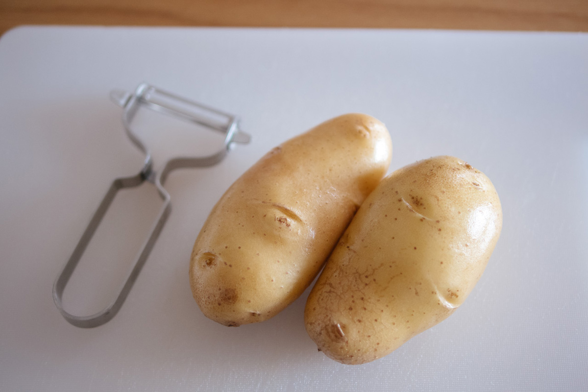 メークインはとにかく皮むきが楽