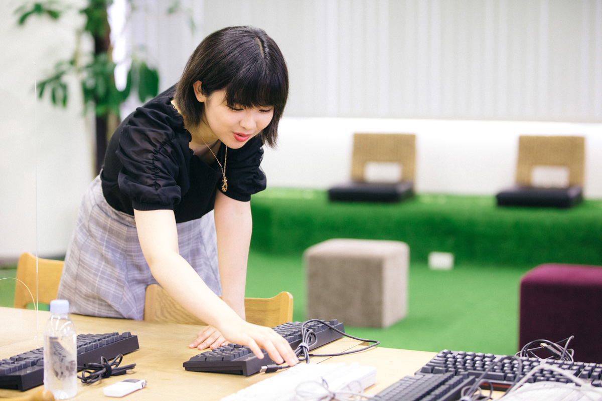 miriさんにたくさんキーボードを持ってきていただいた
