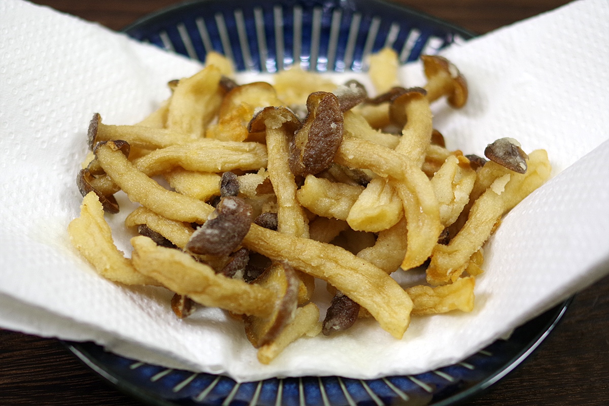 ブナシメジの唐揚げ