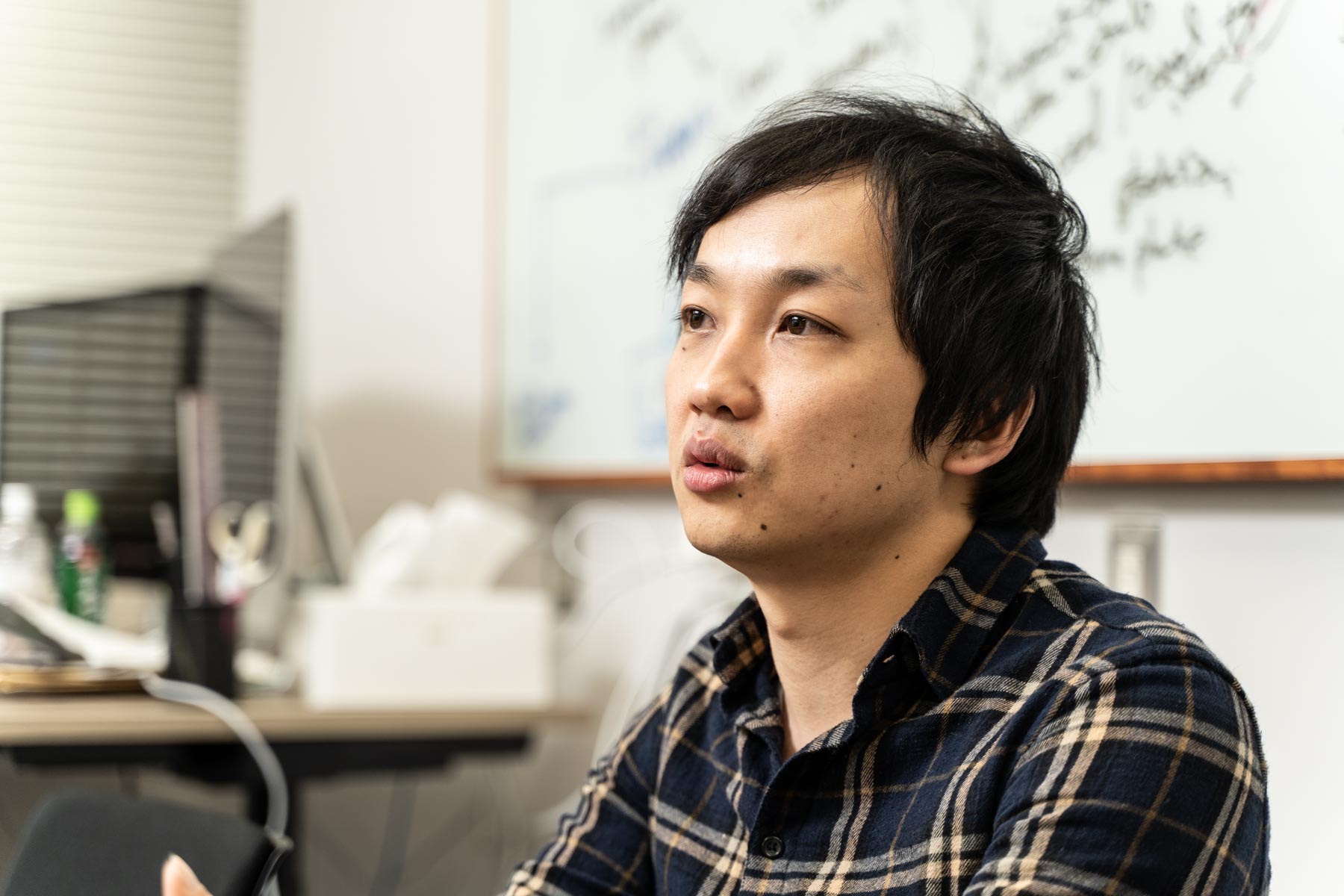 武部貴則さんのインタビューカット