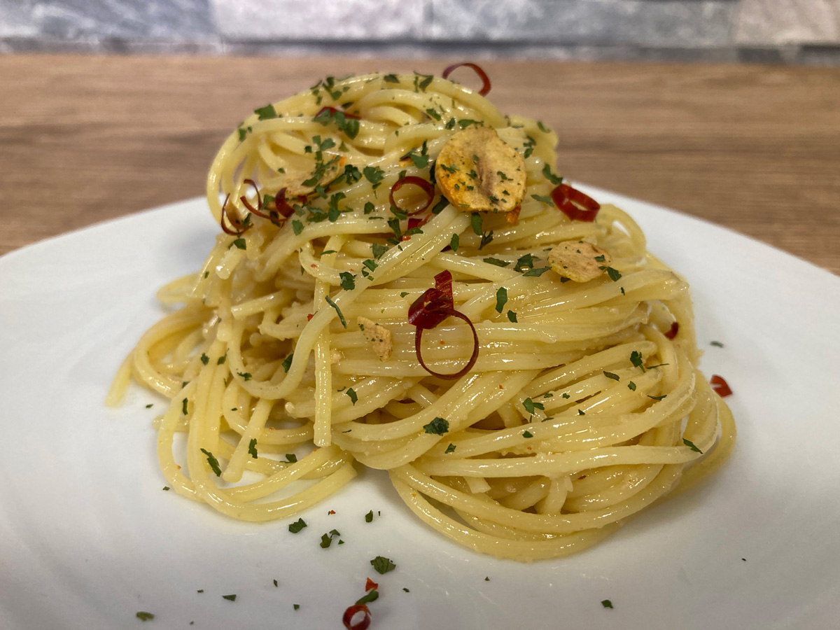 超にんにくペペロンチーノ(オーマイ)調理イメージ