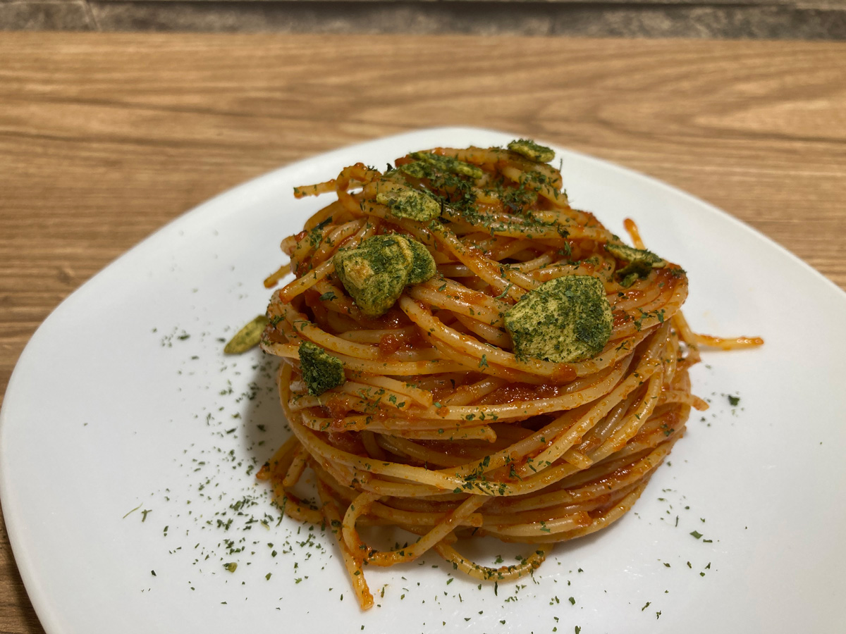 コク旨ガーリックトマト(オーマイ)調理イメージ