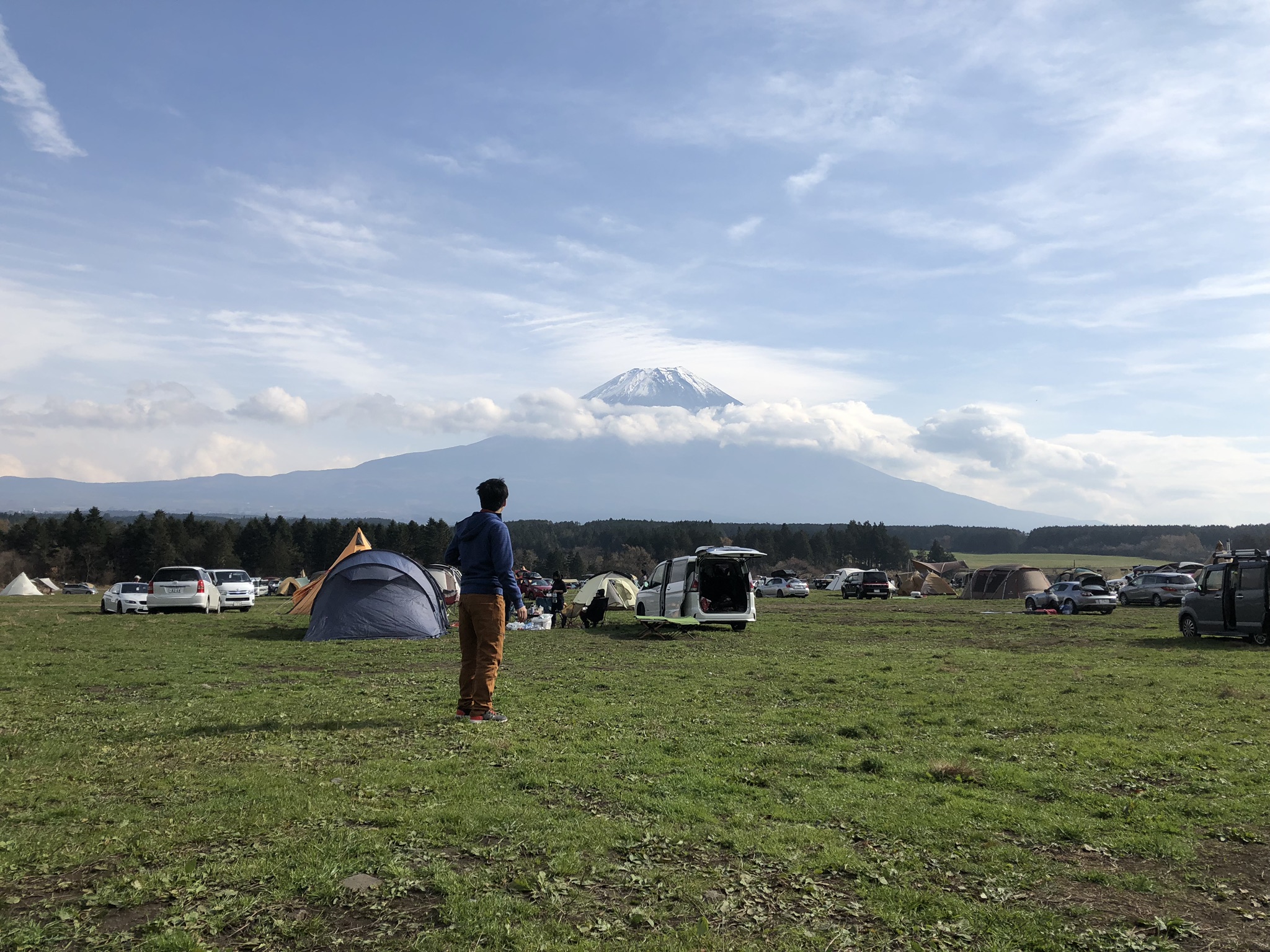 キャンプ場からの景色
