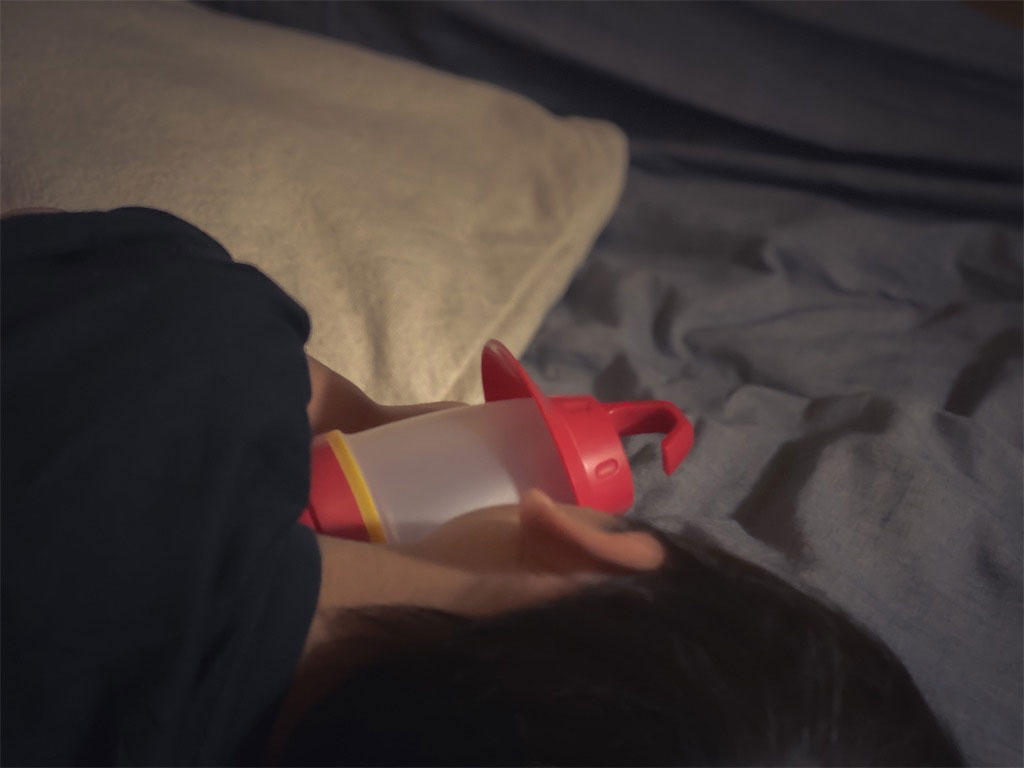 ランタンを抱いて寝る