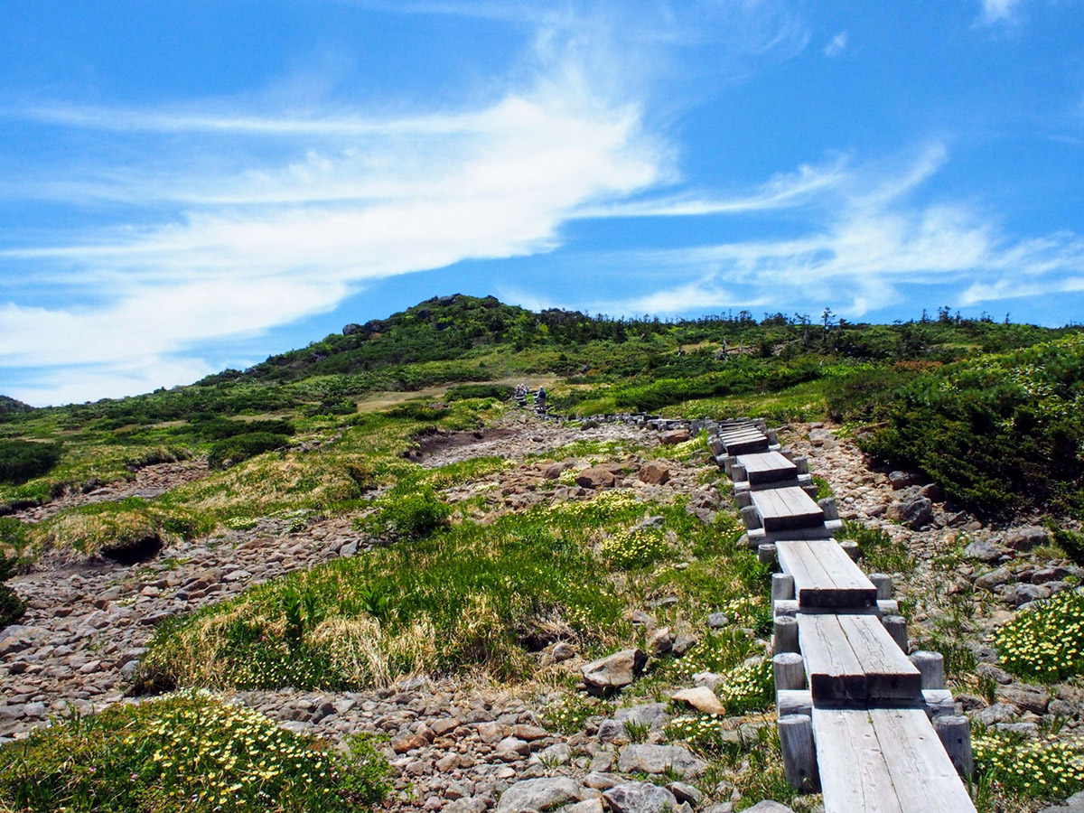 登山中の様子