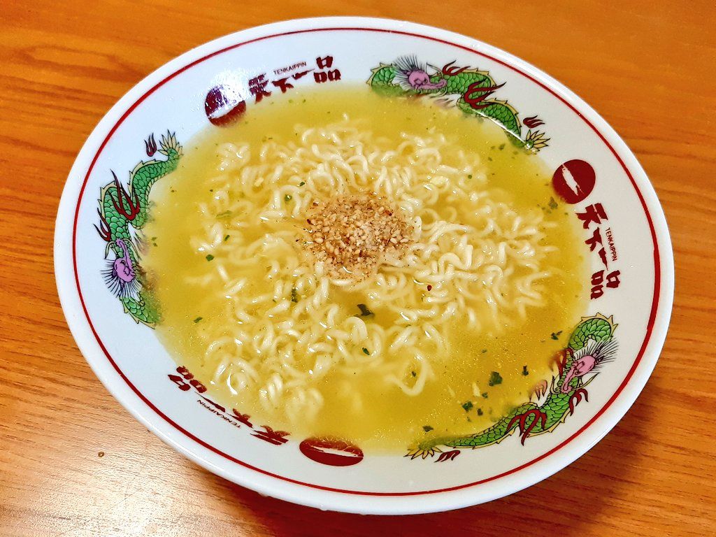 タチウオのダシから作ったサッポロ一番