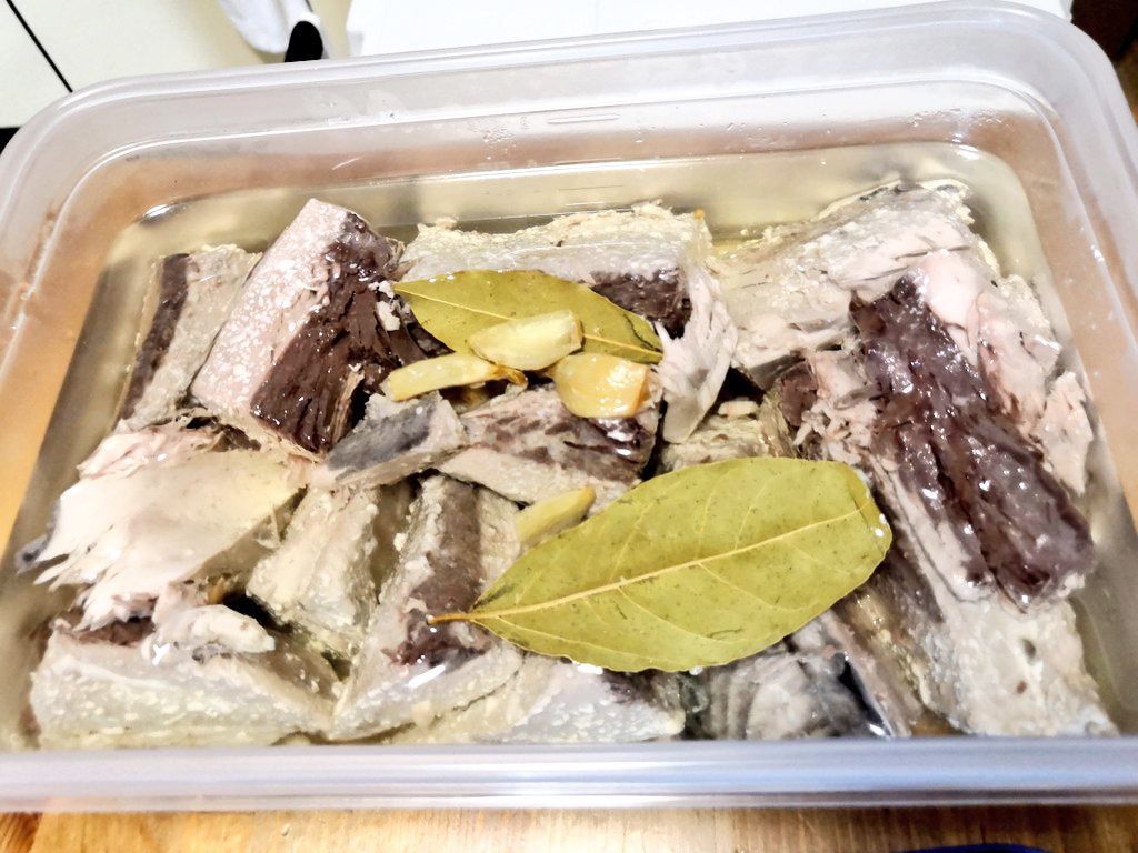 キハダマグロで自家製のツナを作った