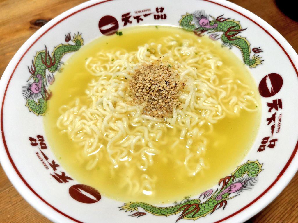 ヒラメのダシから作ったサッポロ一番
