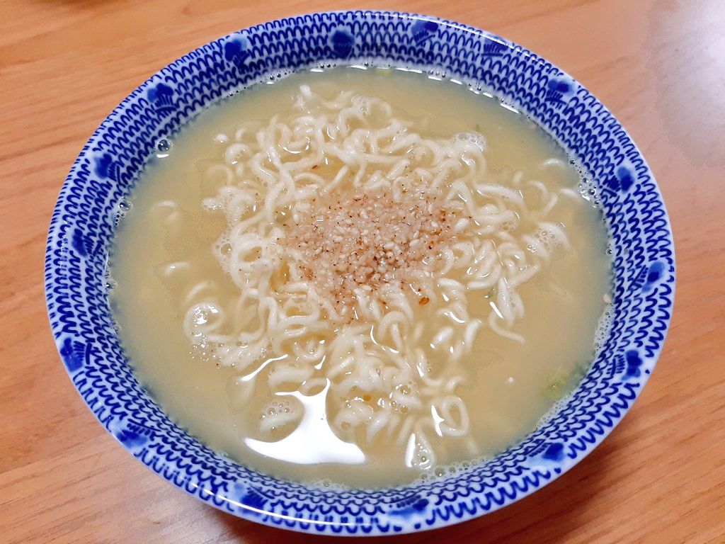 イシダイのダシから作ったサッポロ一番