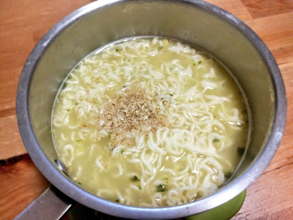 マダイのダシから作ったサッポロ一番