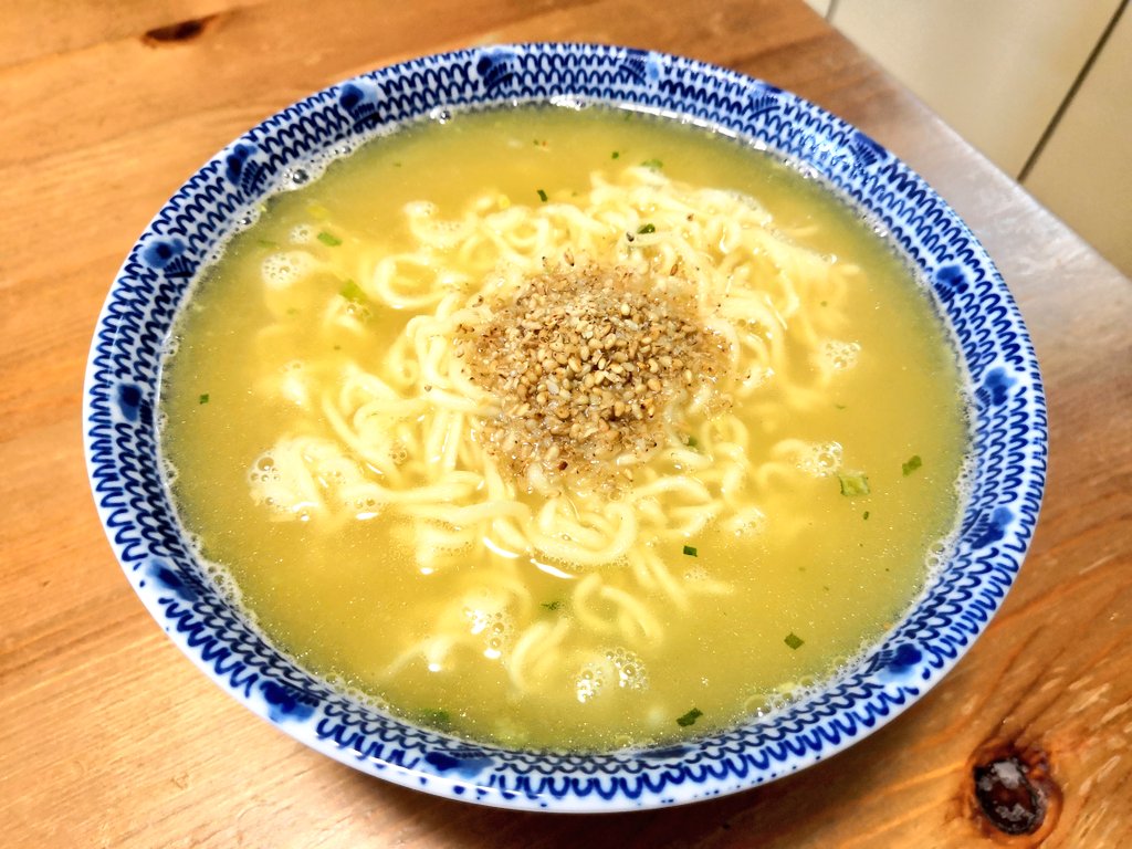 イサキのダシから作ったサッポロ一番