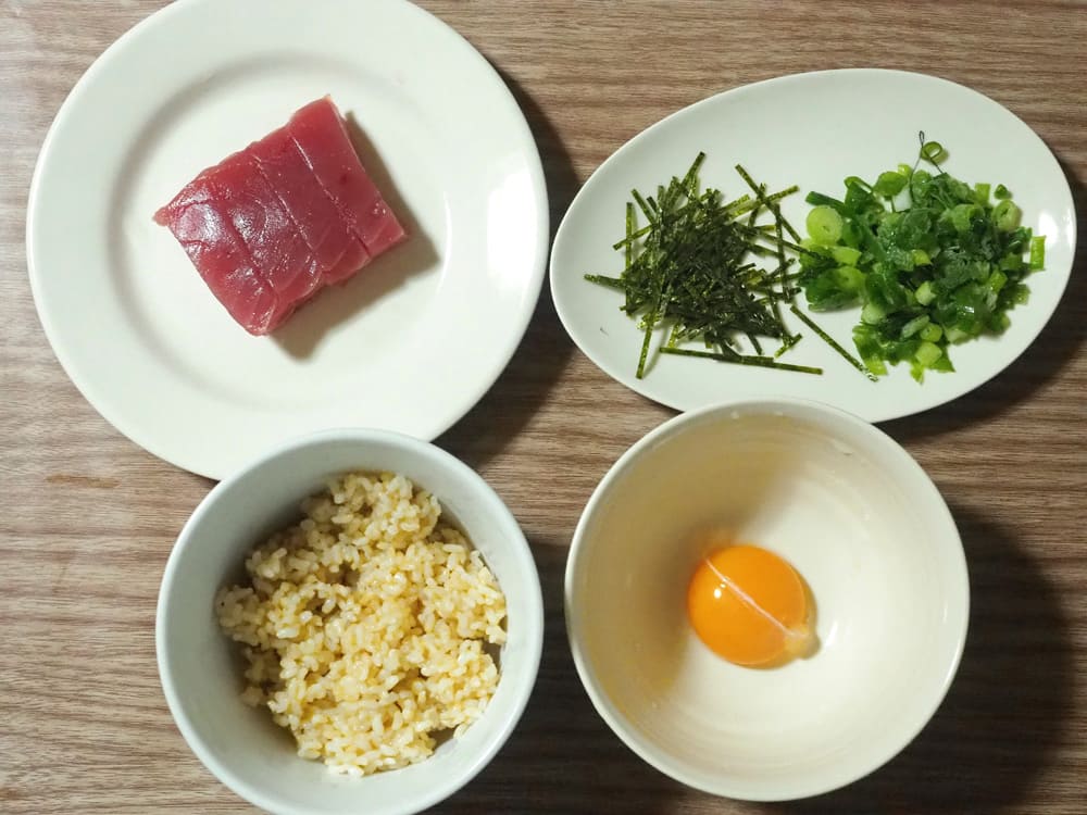 ねぎとろ丼 材料