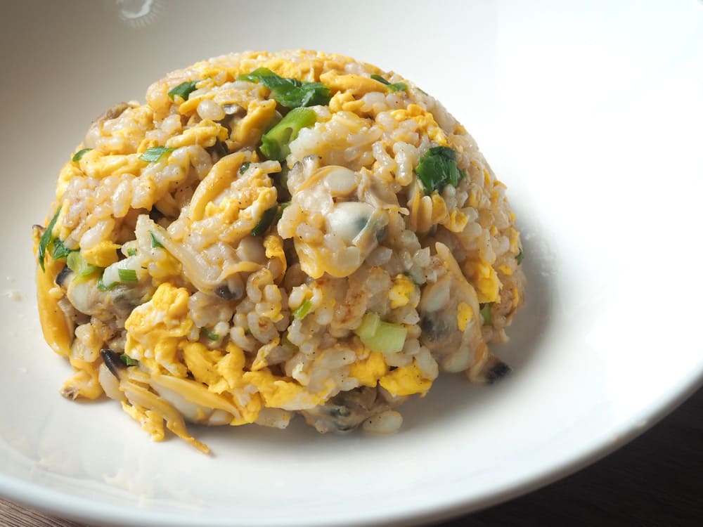 あさりの簡単チャーハン