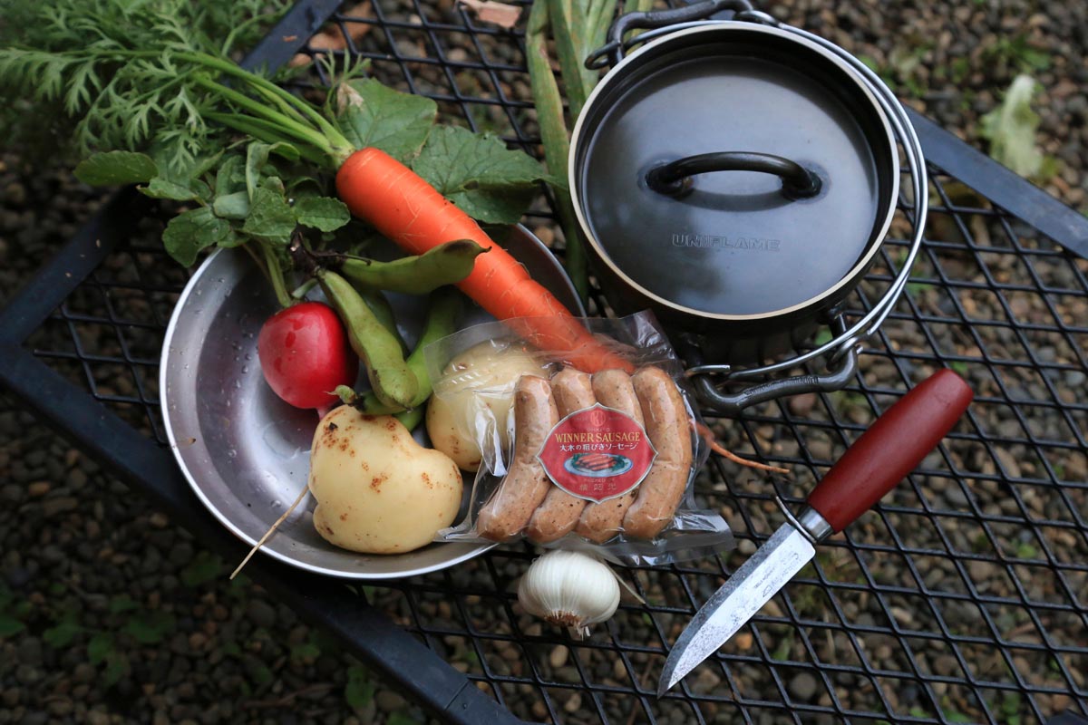 ソロキャンは自分の好きな料理を好きなだけ作れるのも魅力！