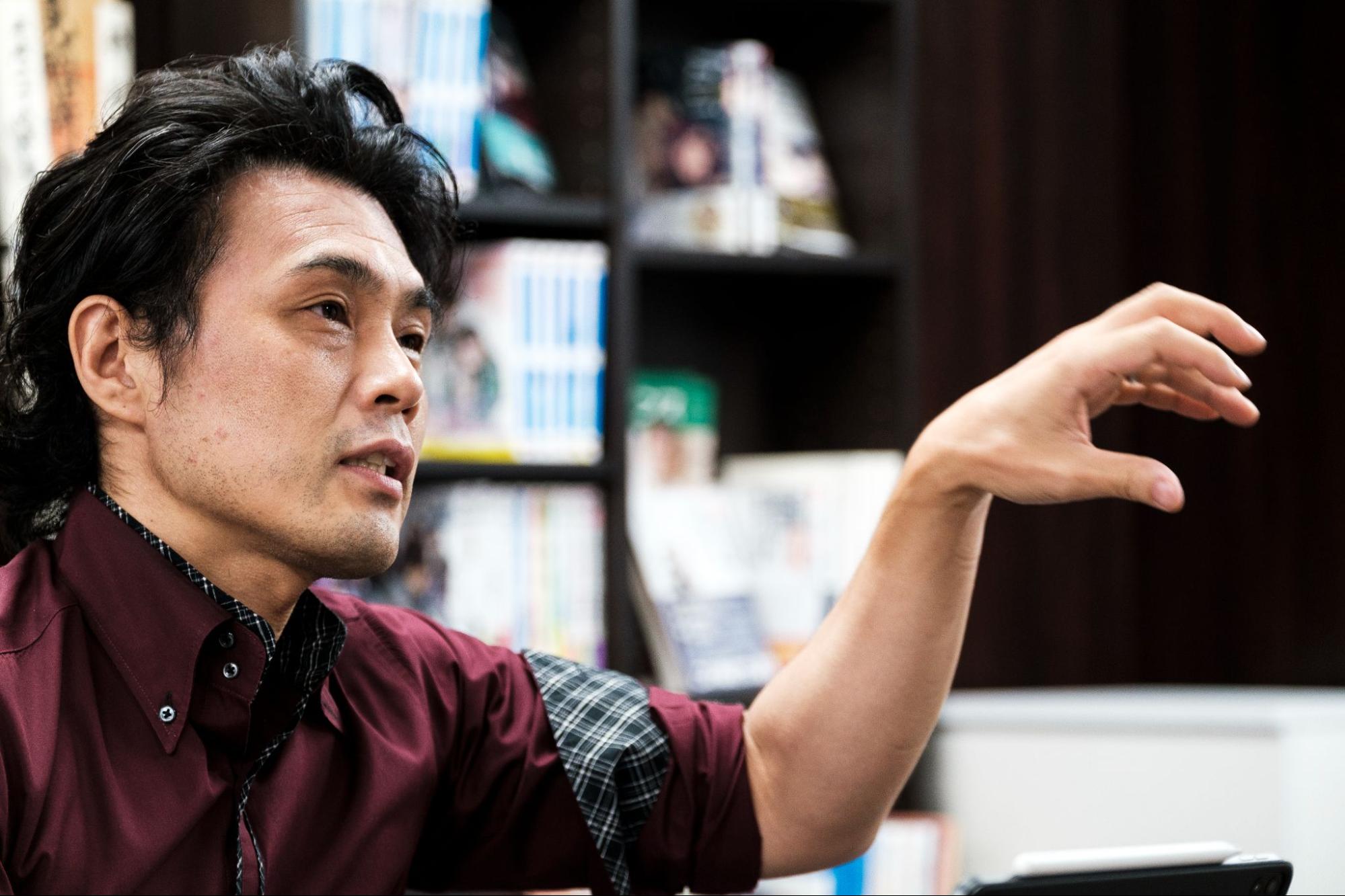 三木一馬さんの横顔