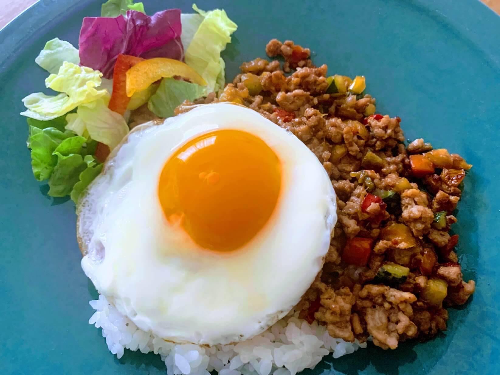 カラフルガパオ風ライス