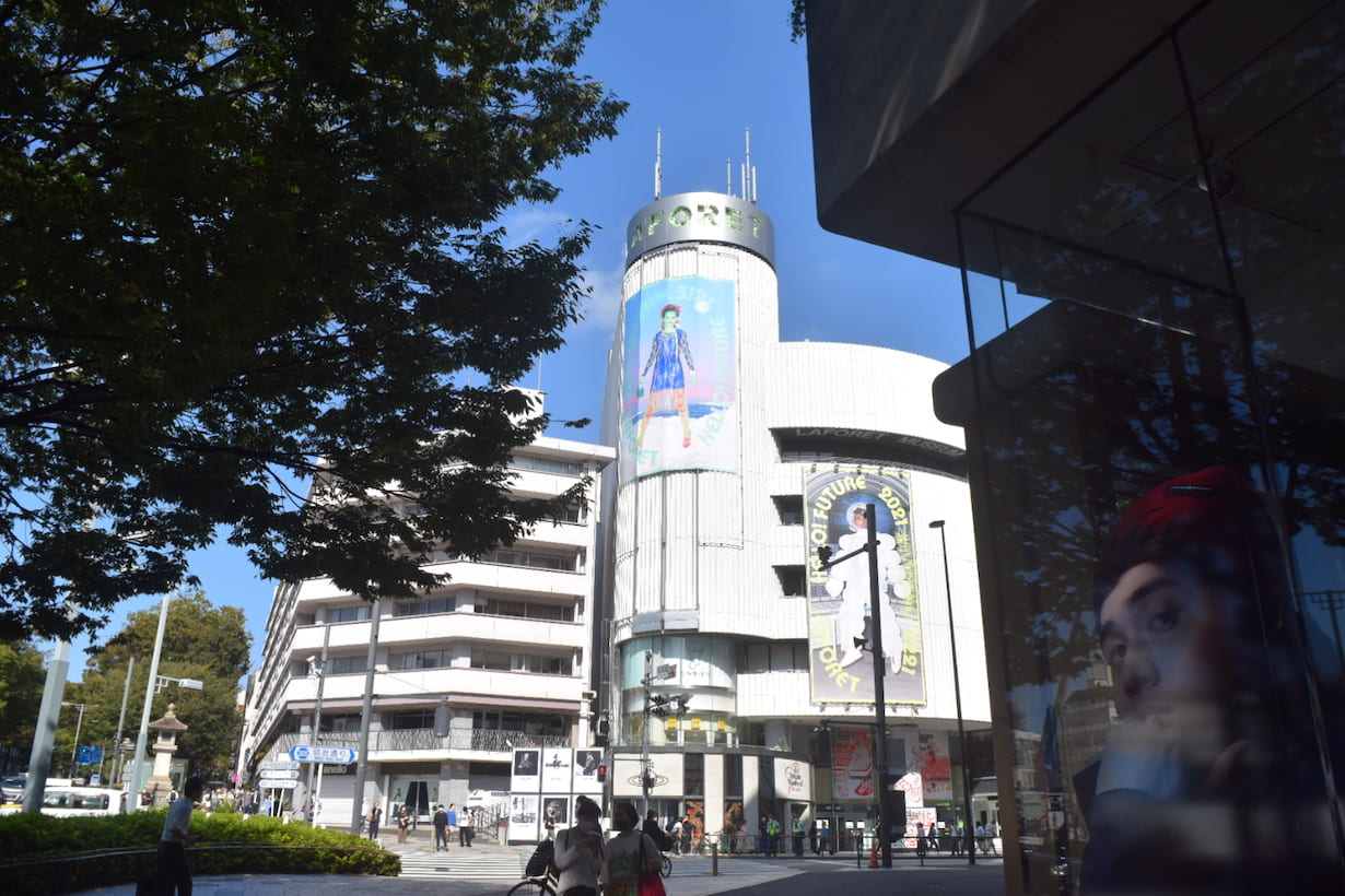 ラフォーレ原宿前の交差点