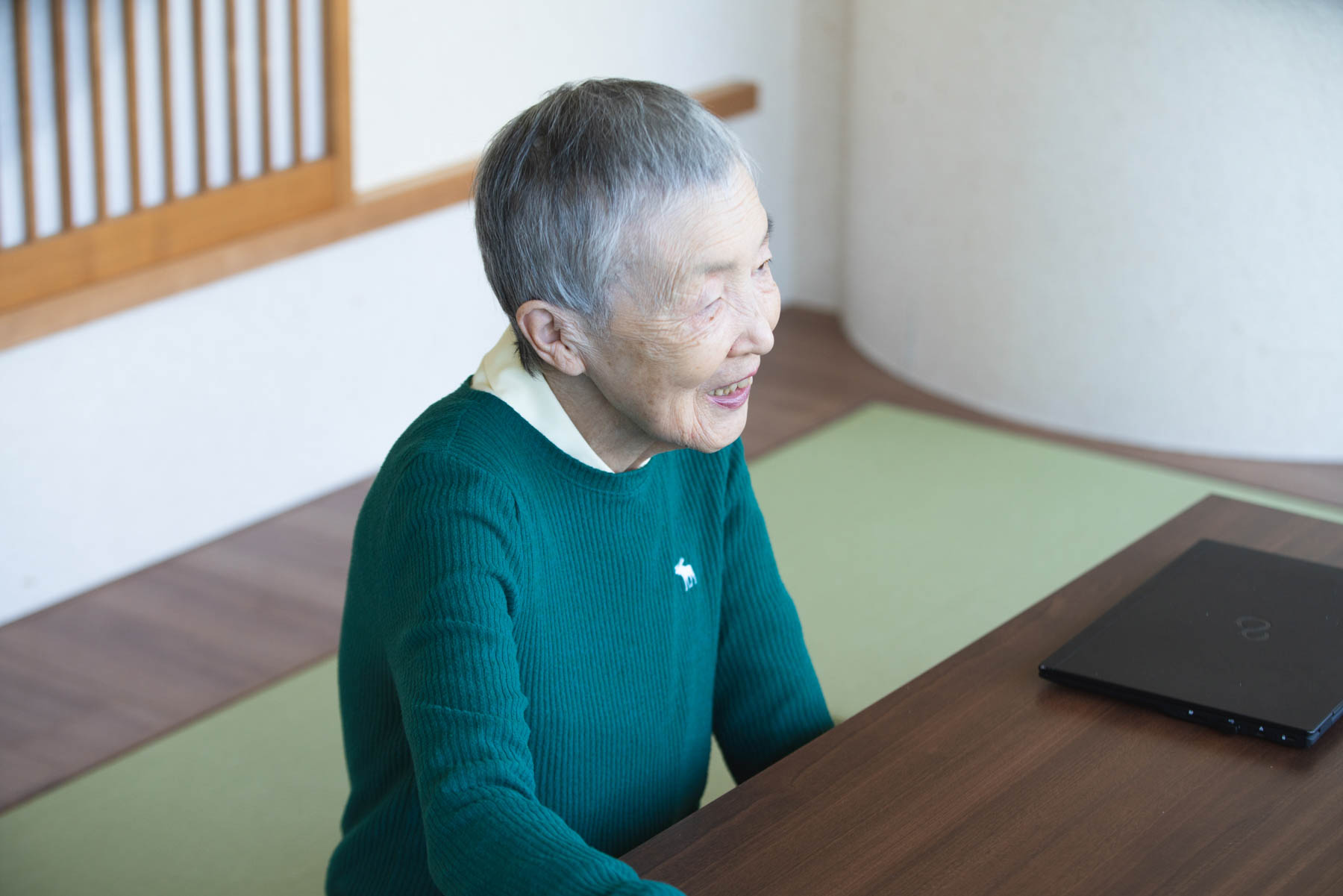 若宮正子さんの笑顔再び