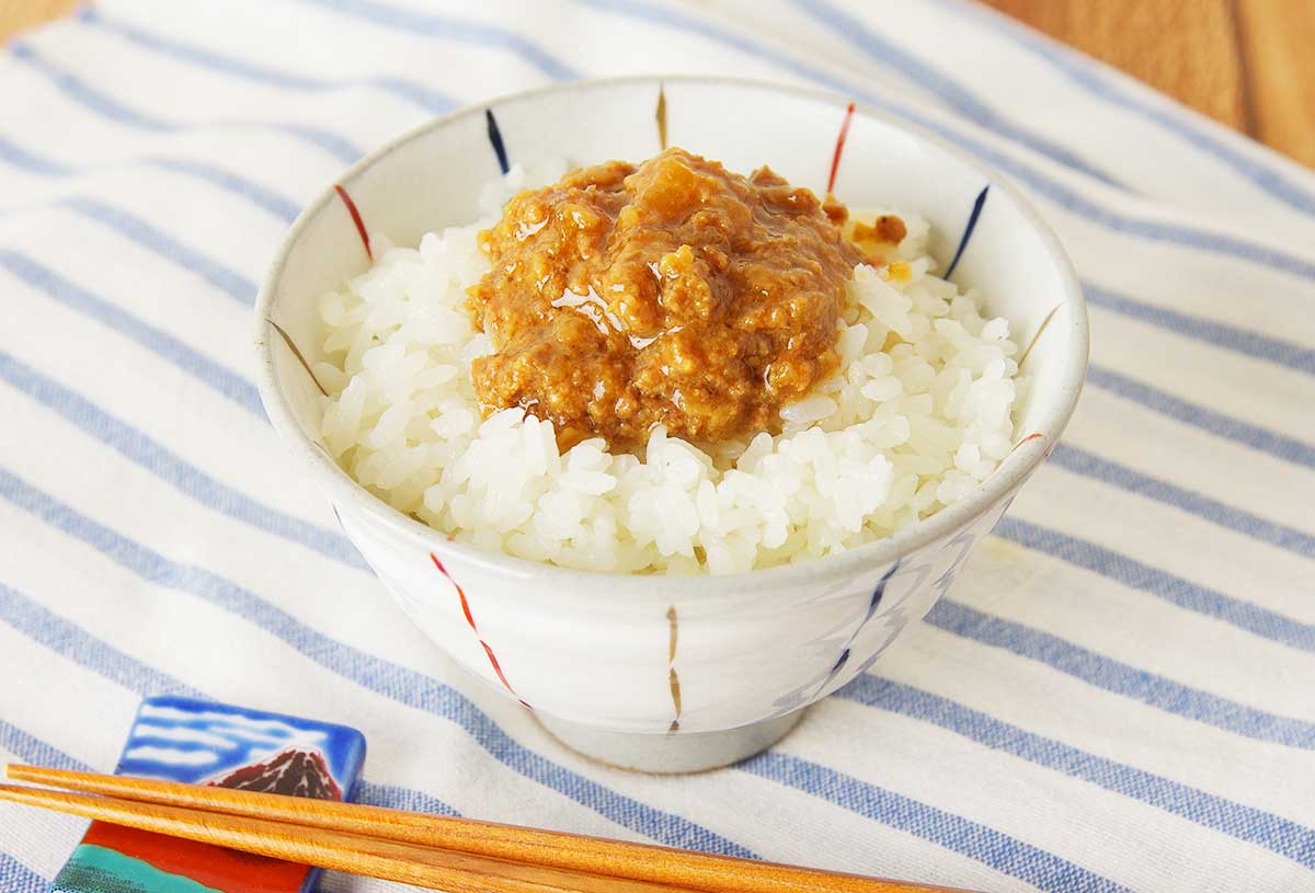 岐阜県：ご飯にかけるハンバ具ー（キッチン飛騨）