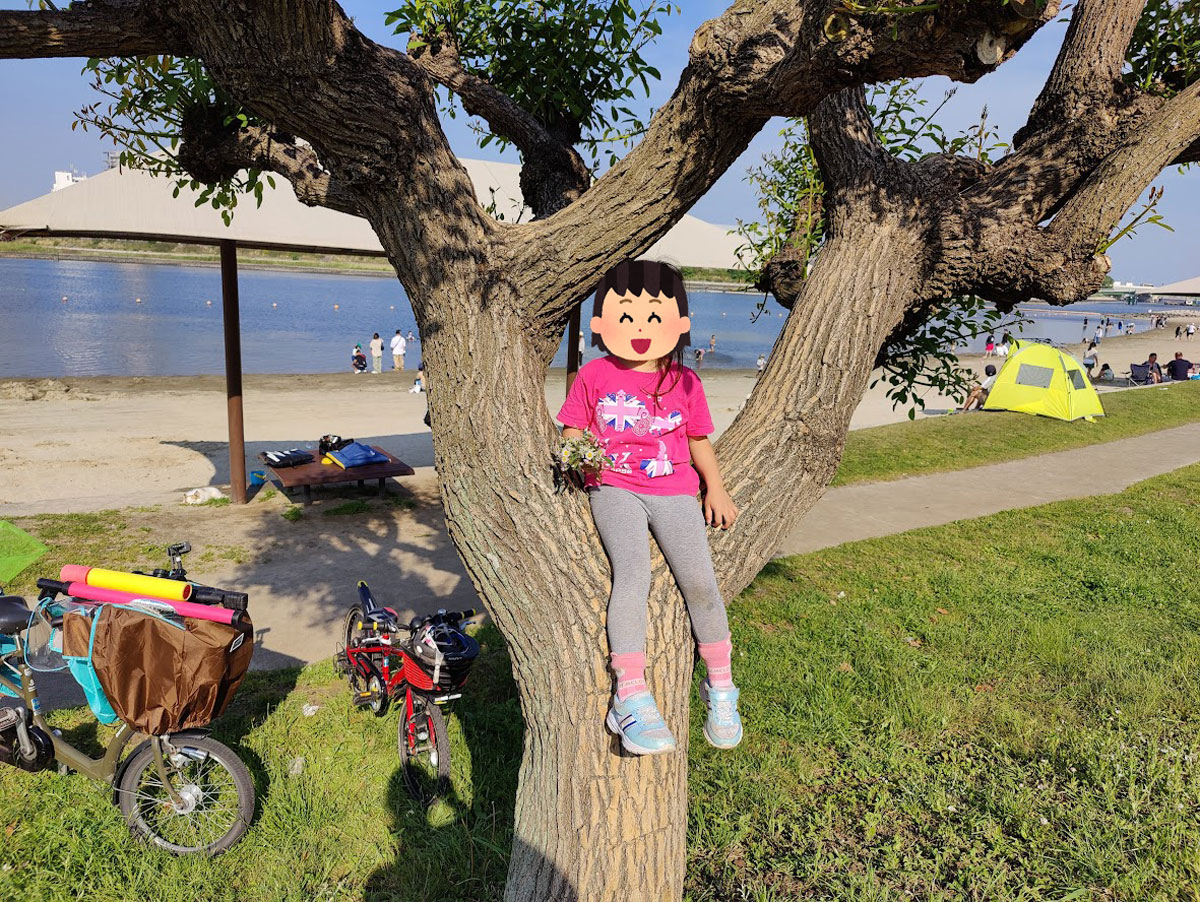 大森ふるさとの浜辺公園へ出かけたときの1枚