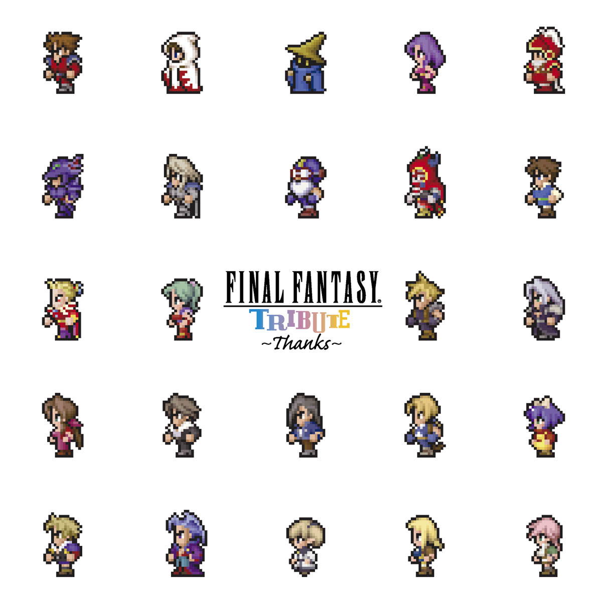 渋谷員子さんが手掛けたCD『FINAL FANTASY TRIBUTE～ THANKS ～』のジャケット絵