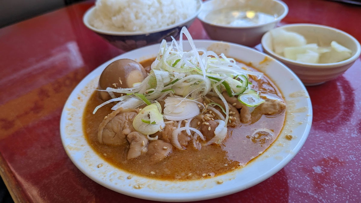 もつ煮定食