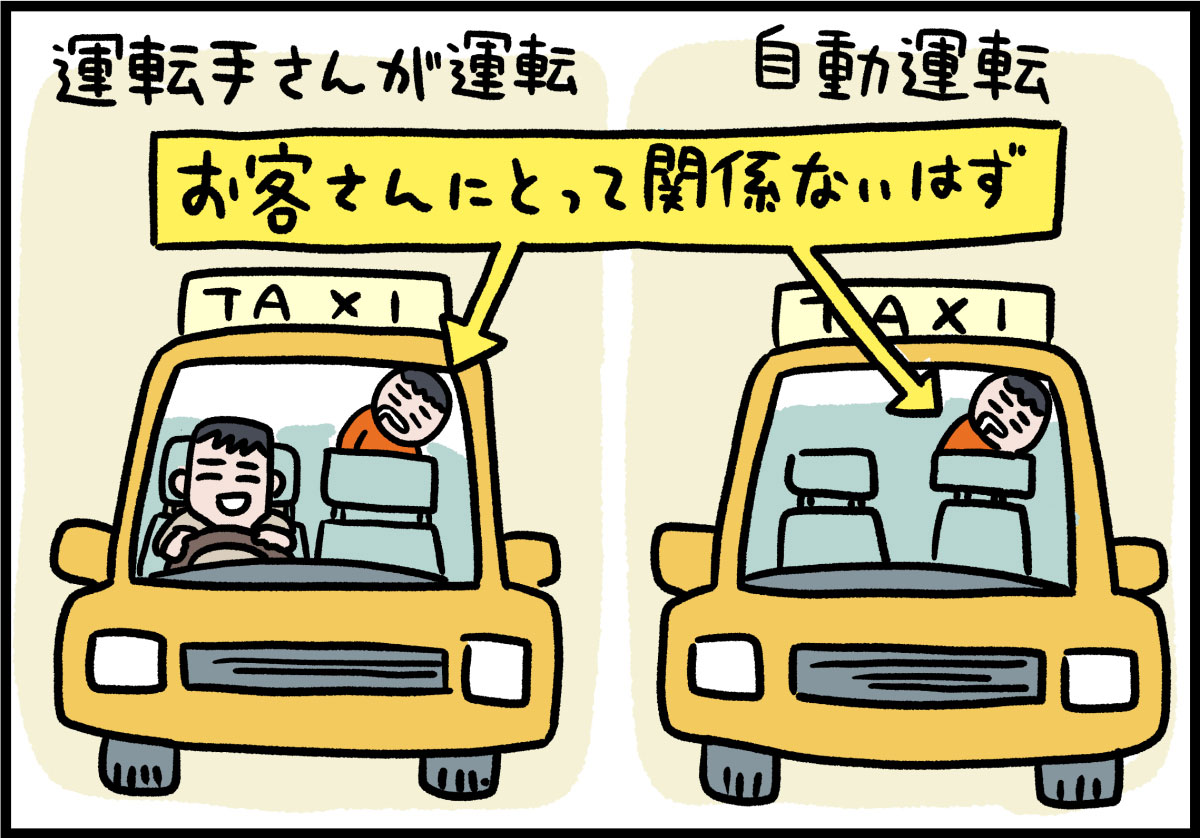 完全自動運転タクシー