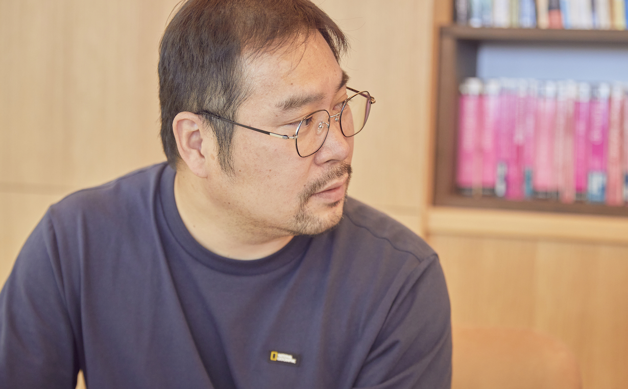 朴永喆さんインタビューカット