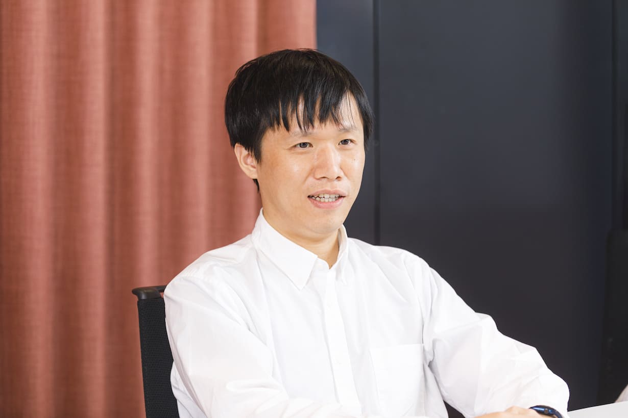 鄭中翔さんインタビューカット