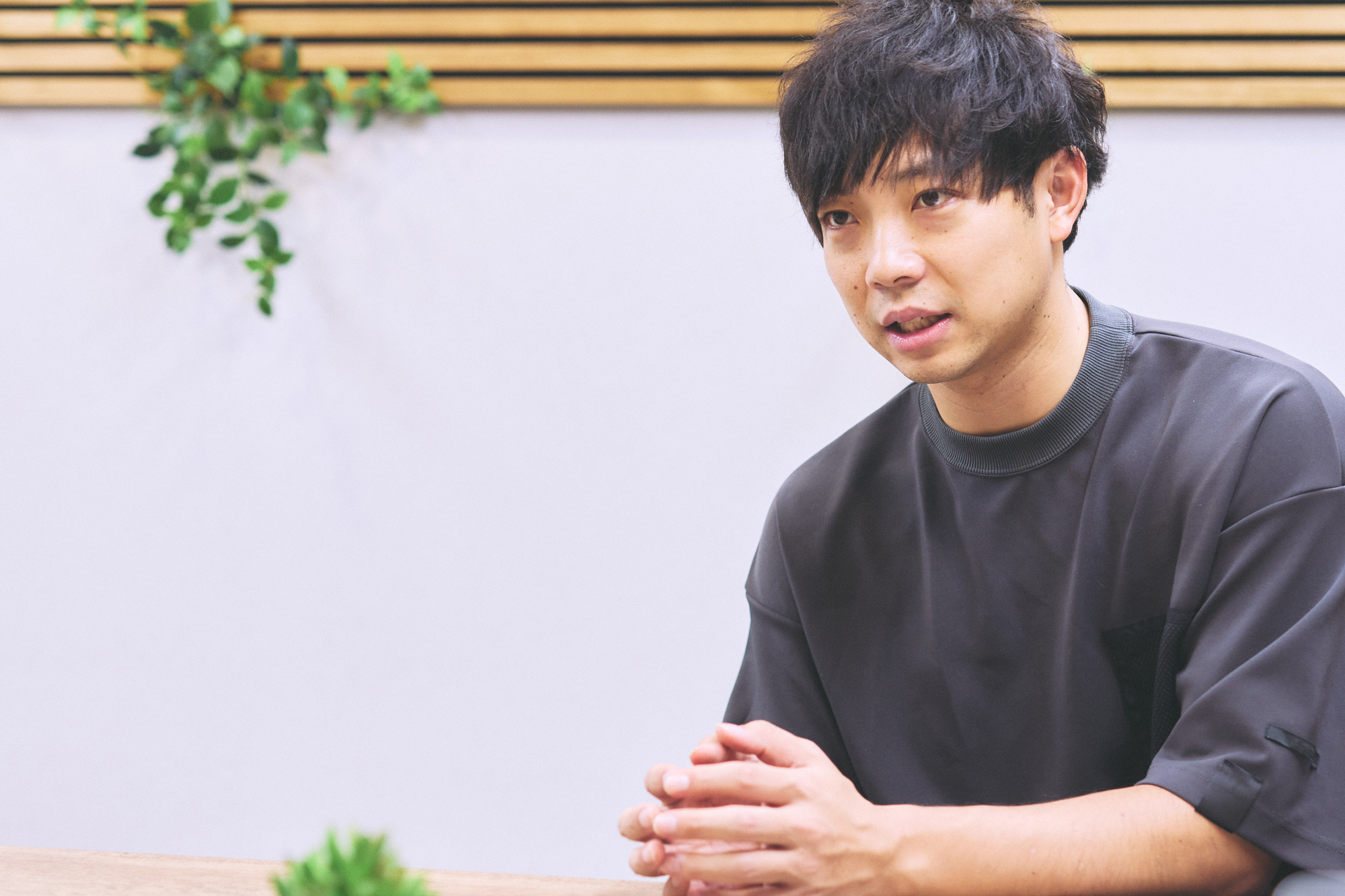 前田裕太さんインタビューカット