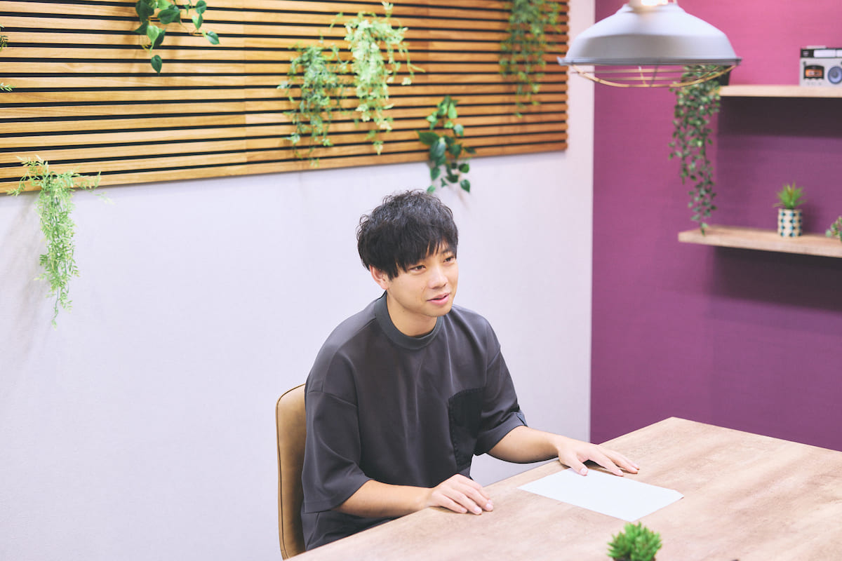 前田裕太さんインタビューカット