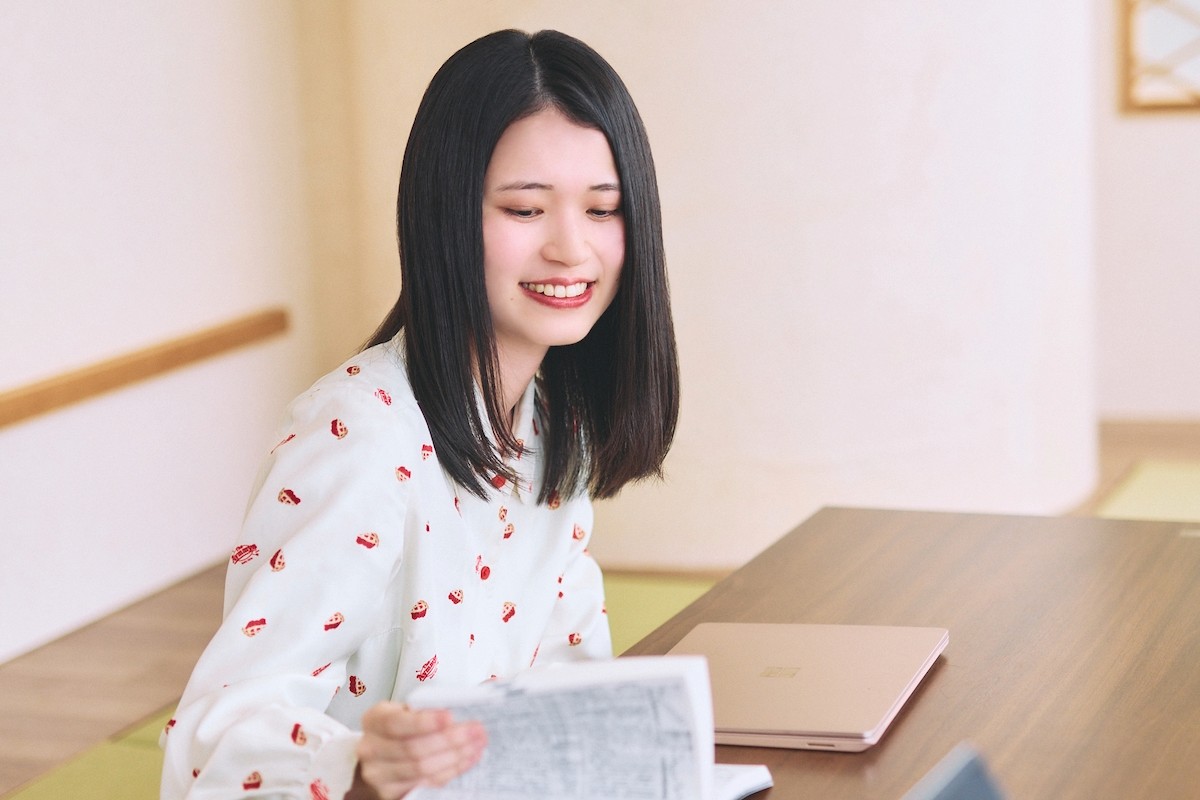 四季報写経ウーマンさんインタビューカット