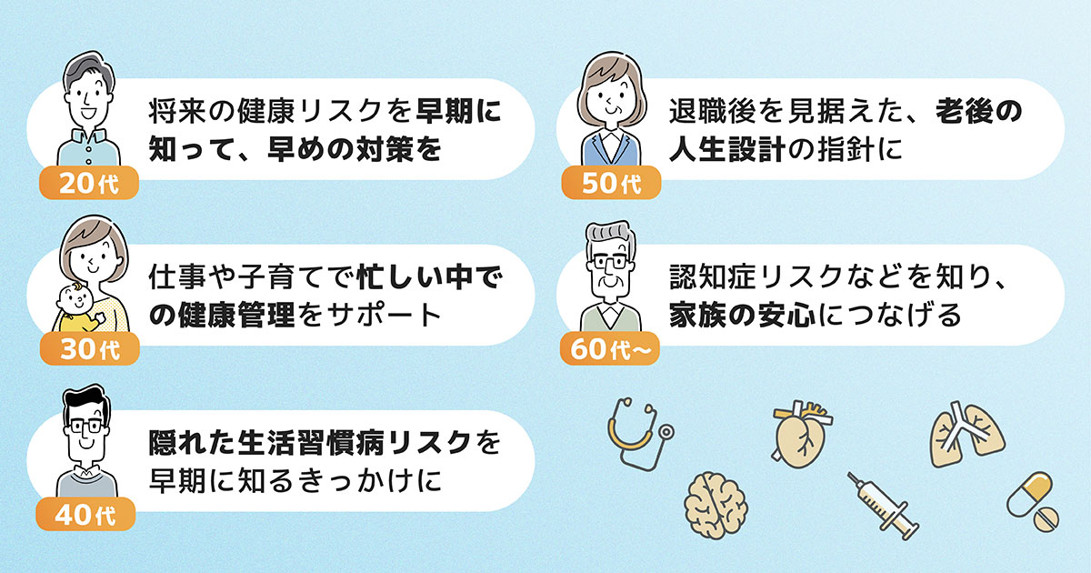 年代別、フォーネスビジュアスを活用するメリット