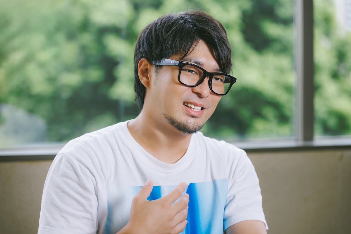水谷享平さんインタビューカット