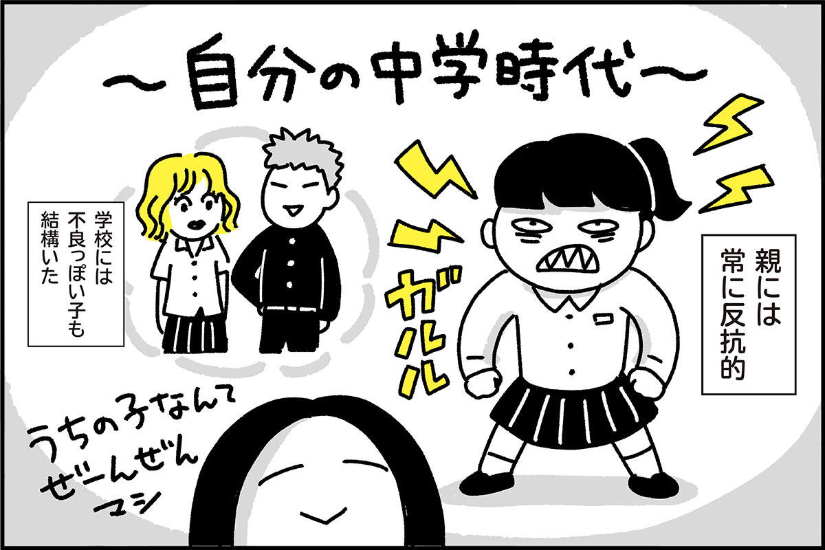 自分の中学生時代を思い出してみる