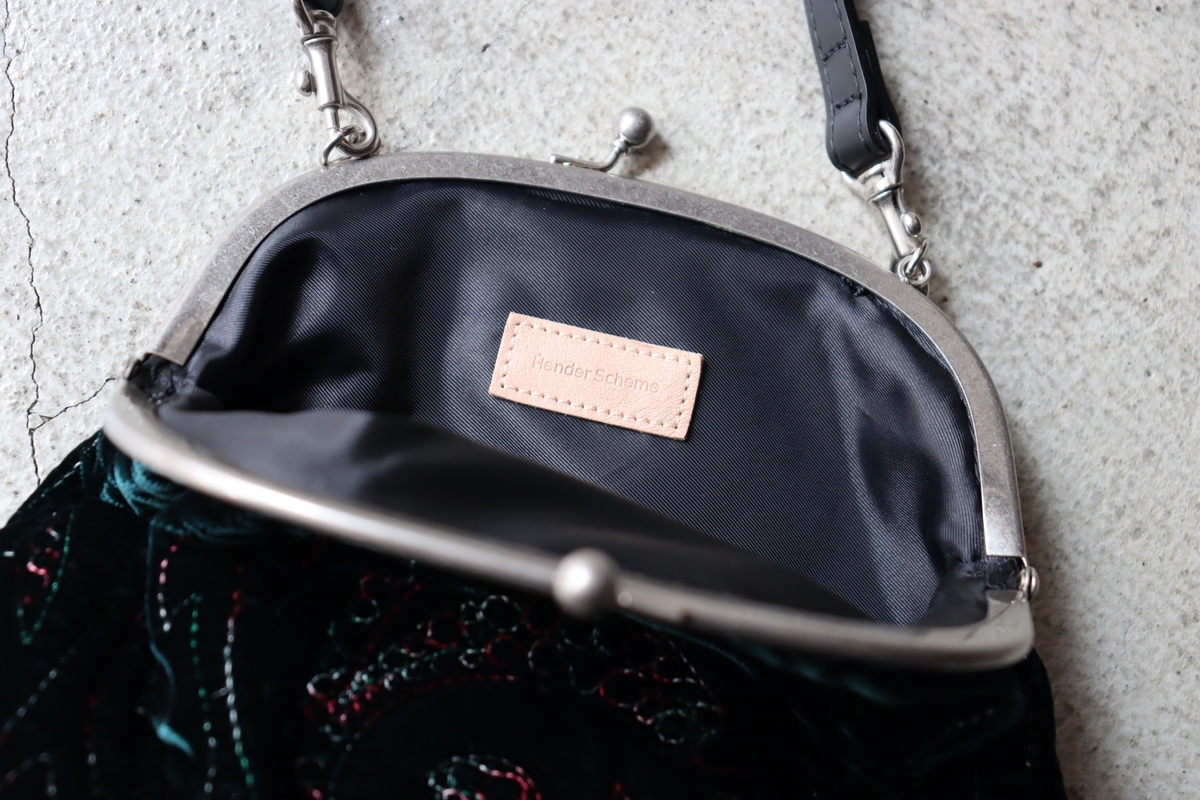 バッグ Hender Scheme velvet quilt pouchsack Hender Scheme velvet quilt pouchsack（Hender Scheme velvet