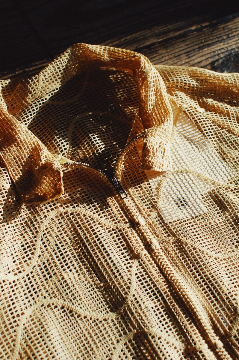 トップス UNUSED Gourd pattern mesh dog ear jacket UNUSED OTHER 23SS Gourd PATTERN MESH DOG EAR JACKET 2 POLY