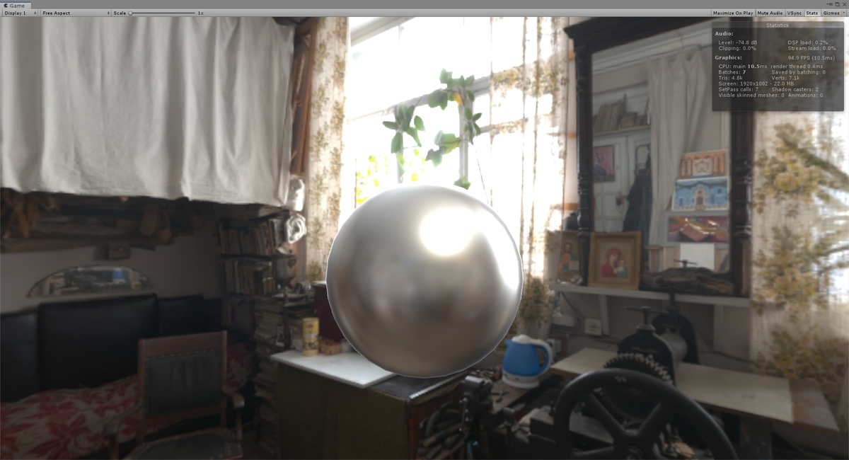 HDRI画像を使ってUnityのスカイボックスを切り替える - MRが楽しい