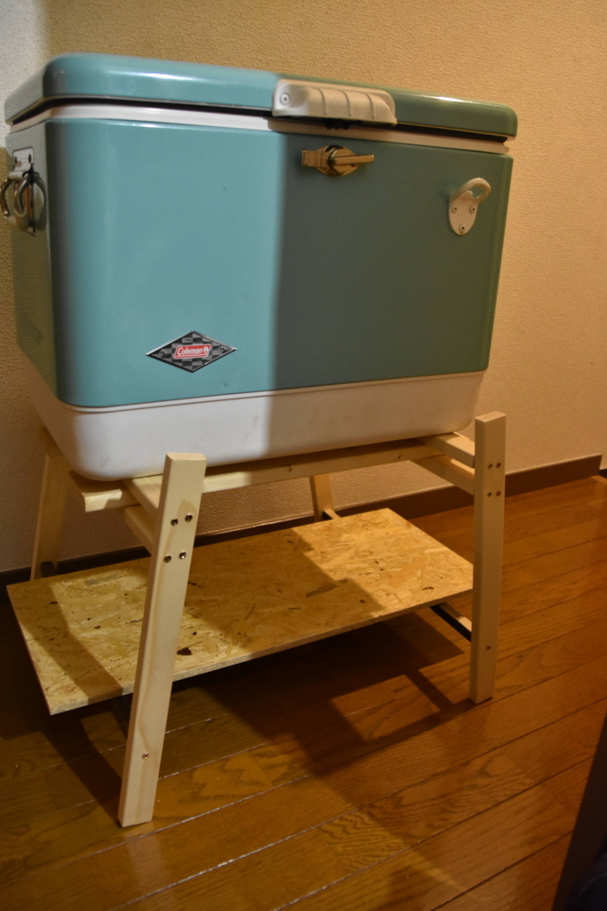 クーラーボックススタンドを自作しました やっすんcamp クーラーボックススタンドを自作しました やっすんcamp