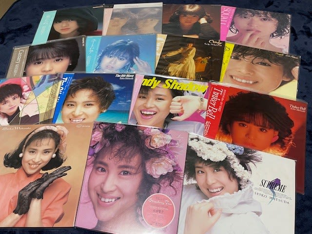 松田聖子さんLPレコード18枚セット 祝45周年!～松田聖子80年代の全LPレコードコレクション！ - blue deco