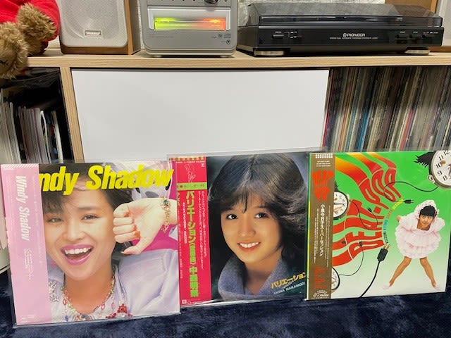 80'sアイドルのLPレコード3枚をゲット！ - blue deco design lab