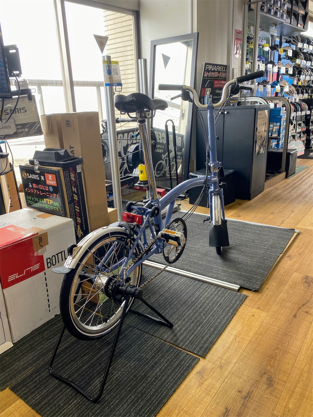 BROMPTON M6R CloudBlue 2021年購入|折りたたみ自転車 BROMPTON（ブロンプトン）M6R 2021年モデル