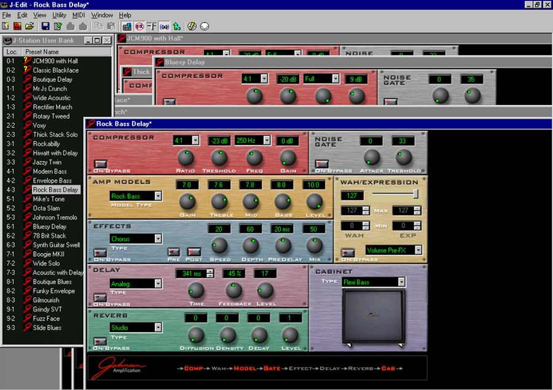 愛用のギターアンプシミュレーター JOHNSON J－Station