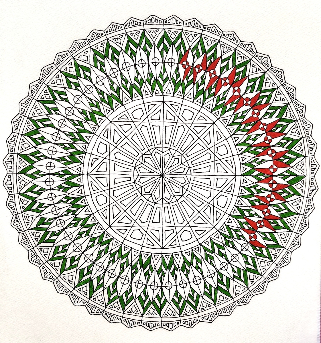 曼荼羅アート(制作中)