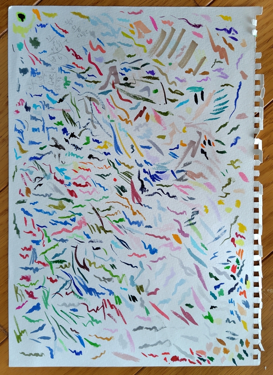 ペンの試し描き②
