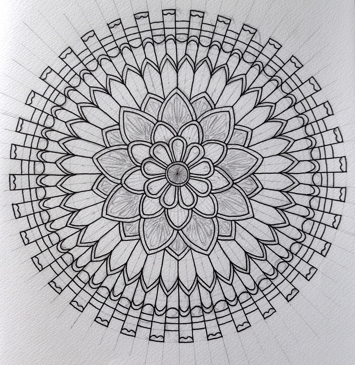 曼荼羅アート(制作中)