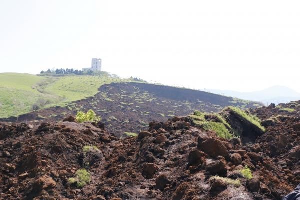 阿蘇の風景 18年3月の南阿蘇村河陽 高野台 大塚愛と死の哲学