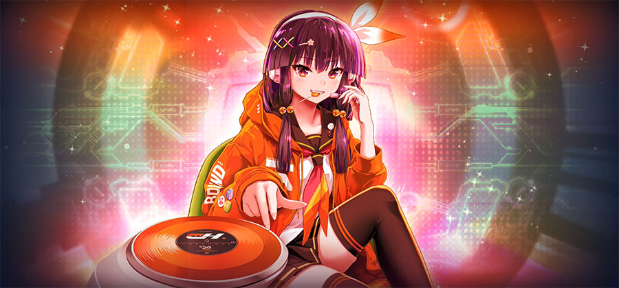 Beatmania IIDX 14 GOLD　梅桐緋浮美　のぼり　店頭用 Beatmania IIDX 14 GOLD 梅桐緋浮美 のぼり 店頭用